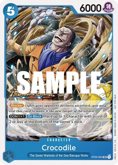 Crocodile, The Seven Warlords of the Sea #ST03-003_p1