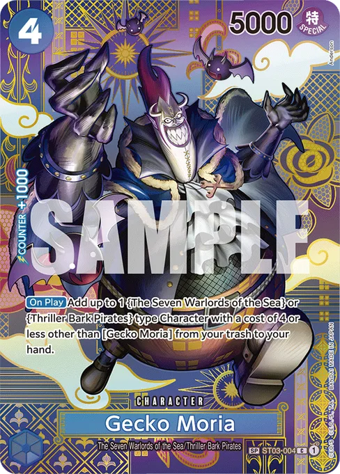 Gecko Moria , The Seven Warlords of the Sea #ST03-004_p1