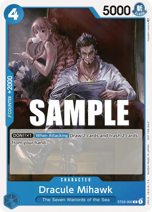 Dracule Mihawk, ST03-005, Parallel 1, English