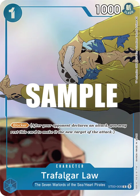 Trafalgar Law, The Seven Warlords of the Sea #ST03-008_p1