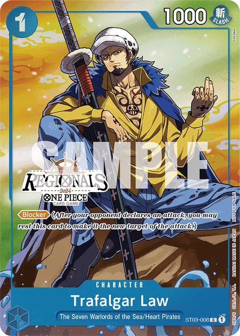 Trafalgar Law, The Seven Warlords of the Sea #ST03-008_p3
