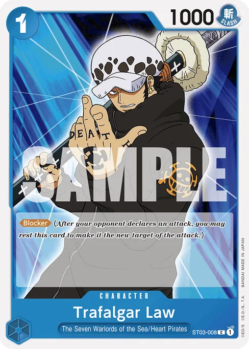 Trafalgar Law, The Seven Warlords of the Sea #ST03-008_p5