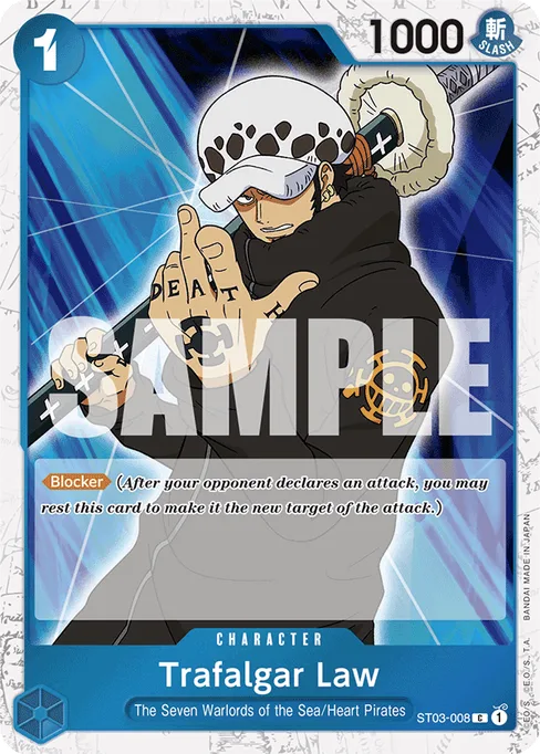 Trafalgar Law, The Seven Warlords of the Sea #ST03-008_p6