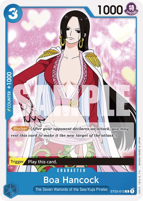 Boa Hancock, ST03-013, Reprint 1, English