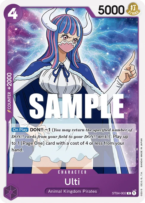 Ulti, Animal Kingdom Pirates #ST04-002