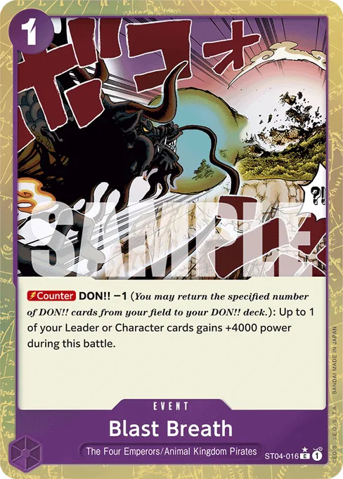 Blast Breath, ST04-016, Parallel 3, English