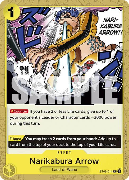 Narikabura Arrow, ST09-014, Parallel 1, English