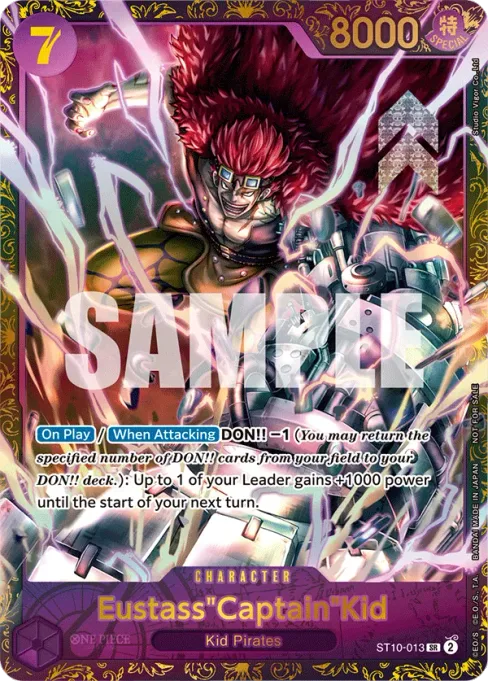 Eustass"Captain"Kid, ST10-013, Parallel 2, English