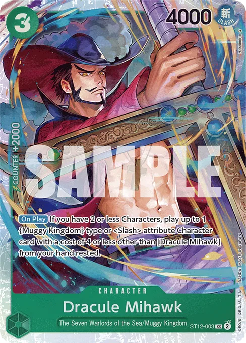 Dracule Mihawk, Zoro & Sanji #ST12-003