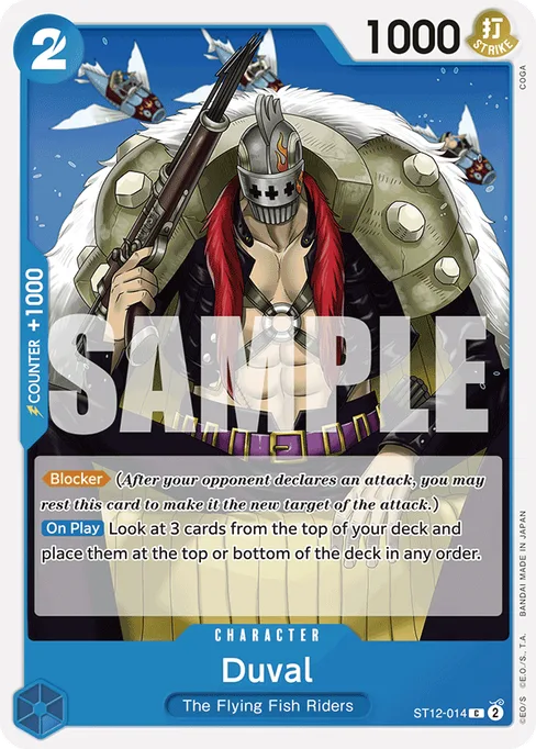 Duval, Zoro & Sanji #ST12-014_p1