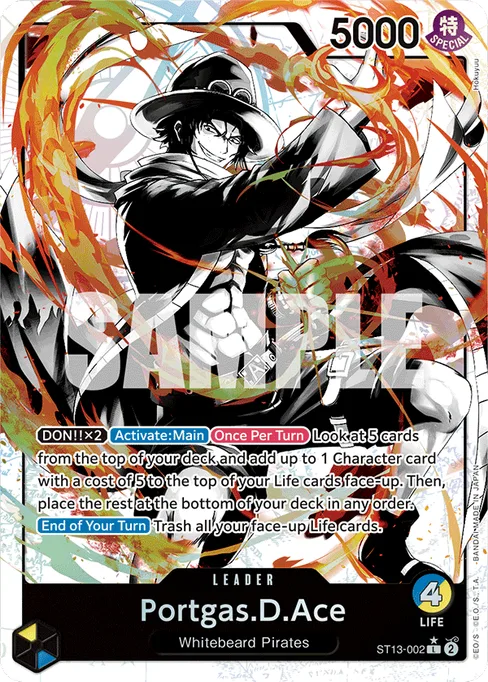 Portgas.D.Ace, The Three Brothers #ST13-002_p1