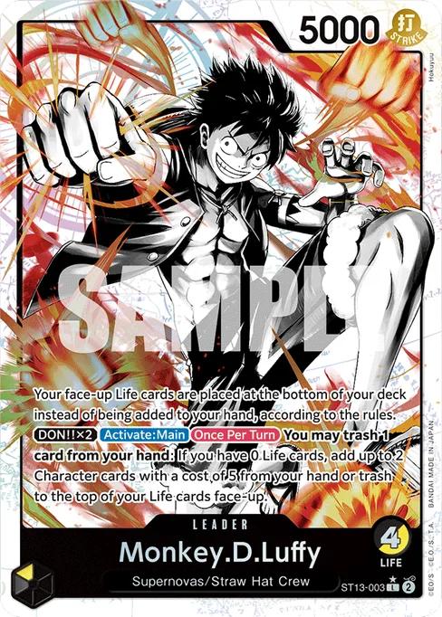 Monkey.D.Luffy, The Three Brothers #ST13-003_p1