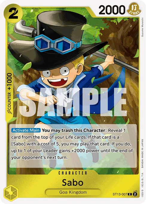 Sabo, ST13-007, Base, English