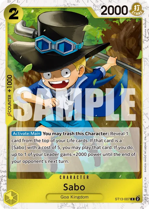 Sabo, ST13-007, Parallel 2, English
