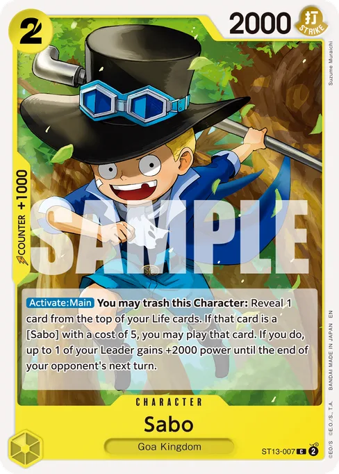 Sabo, ST13-007, Reprint 1, English