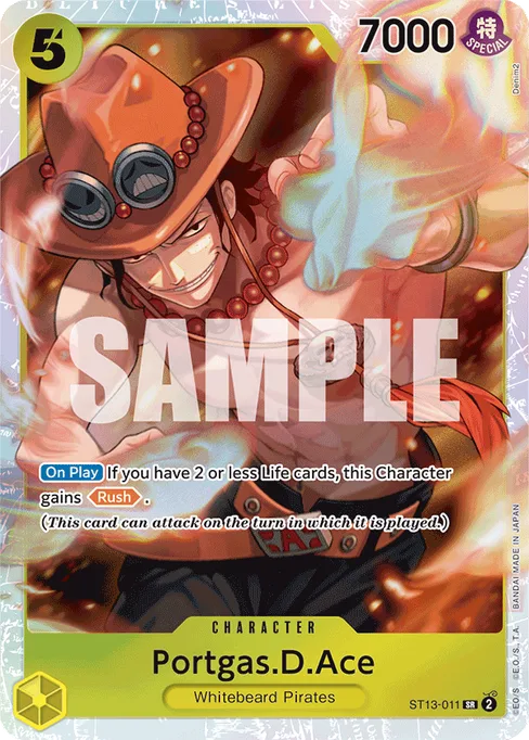 Portgas.D.Ace, ST13-011, Base, English