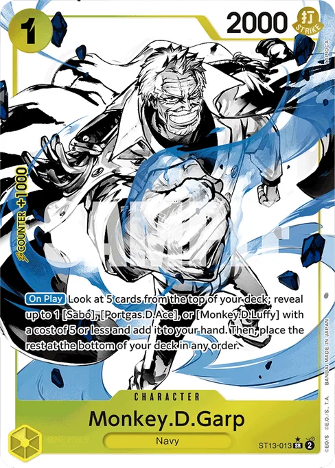 Monkey.D.Garp, The Three Brothers #ST13-013_p1