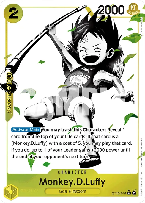 Monkey.D.Luffy, The Three Brothers #ST13-014_p1