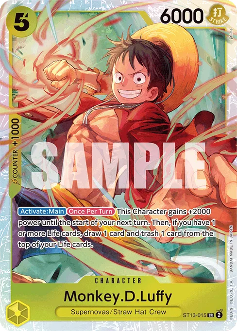 Monkey D. Luffy, ST13-015, Base, English