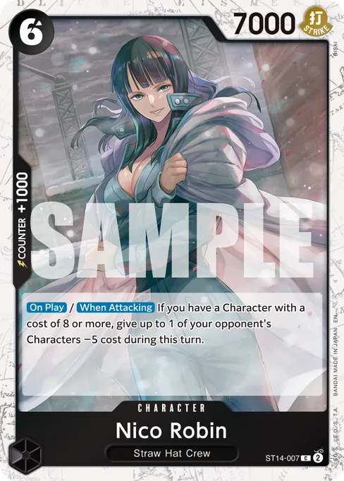 Nico Robin, ST14-007, Parallel 1, English