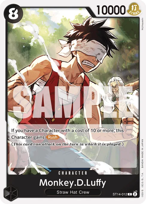 Monkey D. Luffy, ST14-012, Base, English