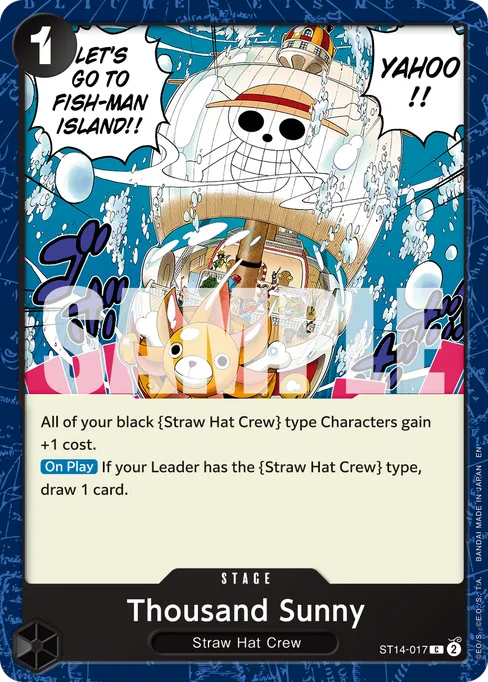 Thousand Sunny, 3D2Y #ST14-017_r1