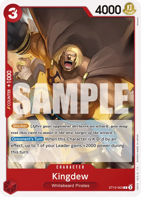 Kingdew, Red Edward.Newgate #ST15-003