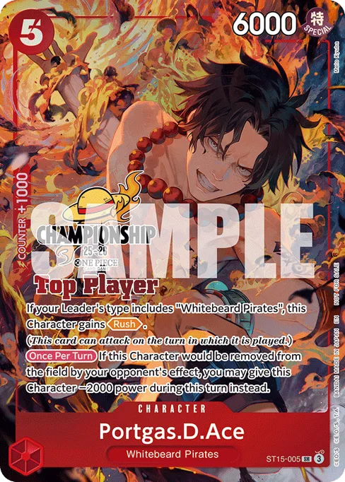 Portgas.D.Ace, ST15-005, Parallel 1, English