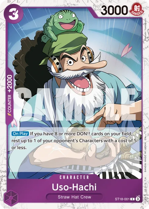 Uso-Hachi, Purple Monkey.D.Luffy #ST18-001_p2