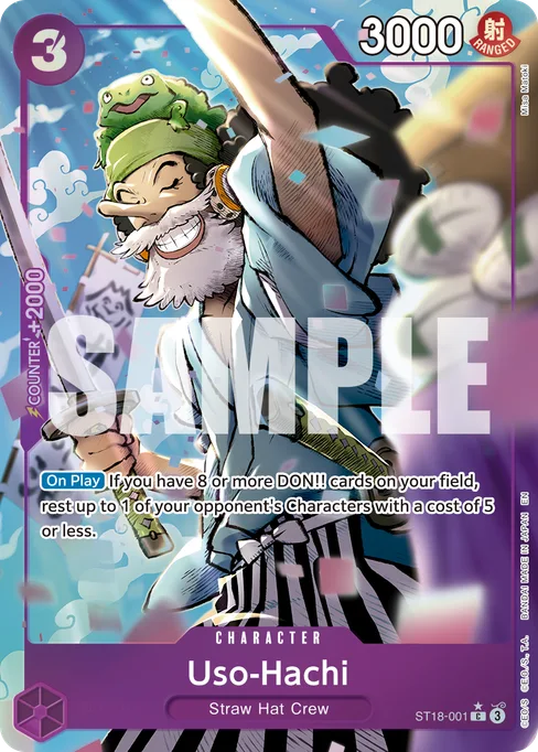 Uso-Hachi, Purple Monkey.D.Luffy #ST18-001_p3