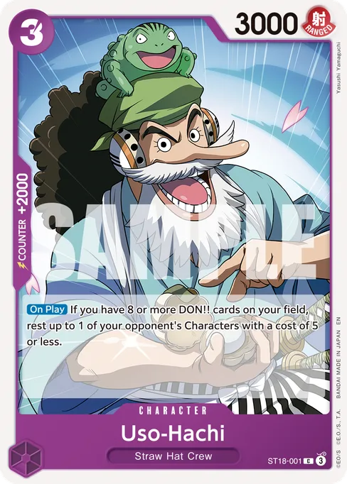 Uso-Hachi, Purple Monkey.D.Luffy #ST18-001_r1