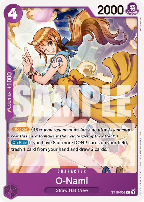 O-Nami, Purple Monkey.D.Luffy #ST18-002_r1