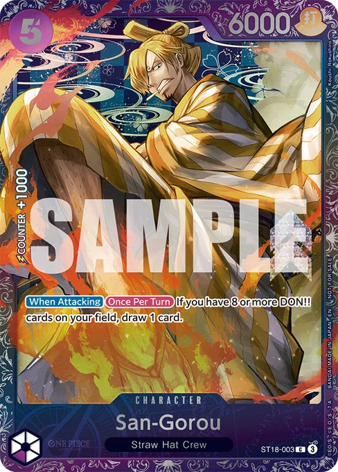 San-Gorou, Purple Monkey.D.Luffy #ST18-003_p1