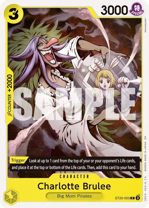 Charlotte Brulee, Yellow Charlotte Katakuri #ST20-003_r1