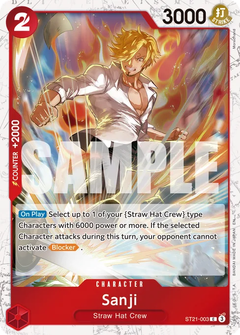 Sanji, ST21-003, Parallel 2, English