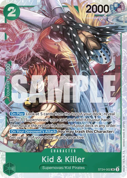 Kid & Killer, GREEN Jewelry Bonney #ST24-002