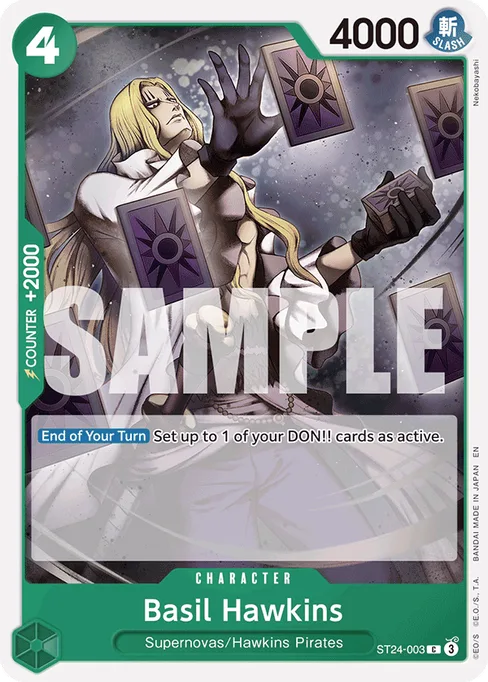 Basil Hawkins, GREEN Jewelry Bonney #ST24-003