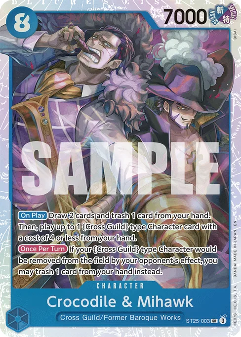 Crocodile & Mihawk, BLUE Buggy #ST25-003
