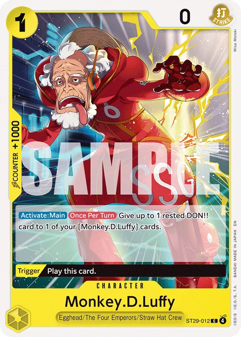 Monkey D. Luffy, ST29-012, Base, English