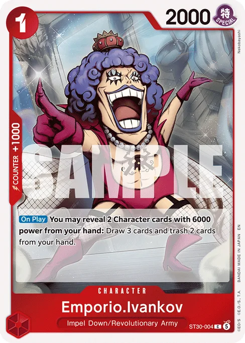 Emporio.Ivankov, Luffy & Ace #ST30-004