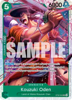 Kouzuki Oden, Normal