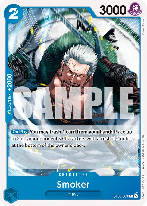 Smoker, STARTER DECK -BLUE Kuzan #ST33-003