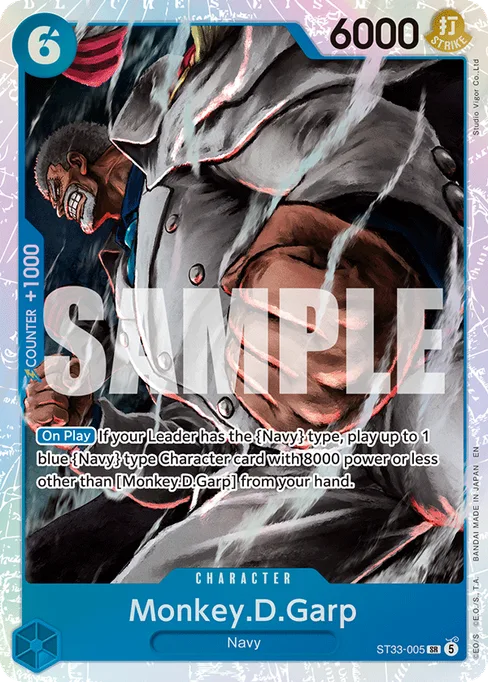 Monkey.D.Garp, STARTER DECK -BLUE Kuzan #ST33-005