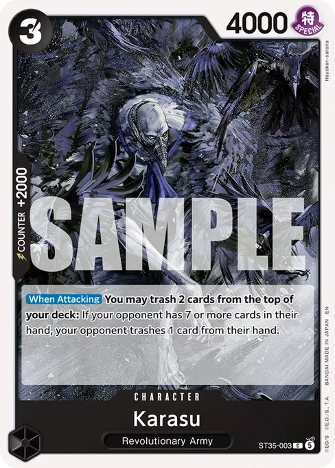 Karasu, STARTER DECK -RED/BLACK Sabo #ST35-003