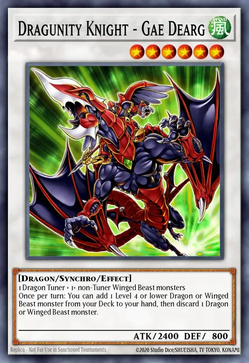 Dragunity Knight - Gae Dearg, Starstrike Blast #STBL-EN098