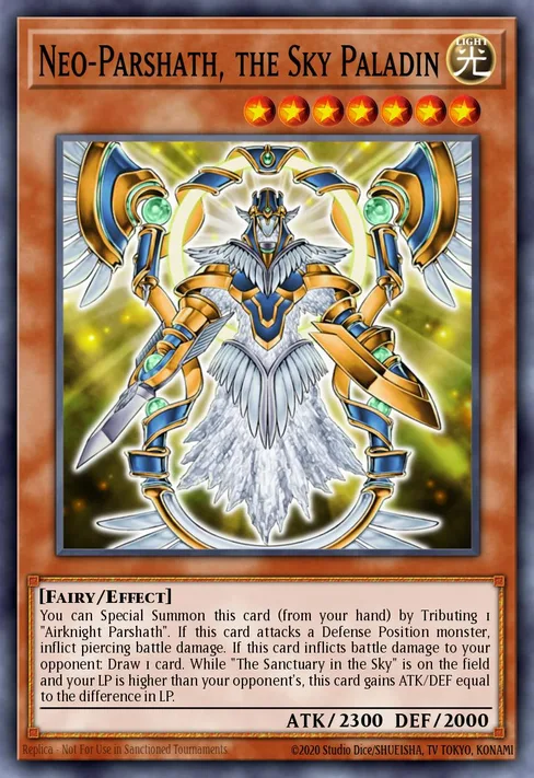 Neo-Parshath, the Sky Paladin, Strike of Neos #STON-EN061