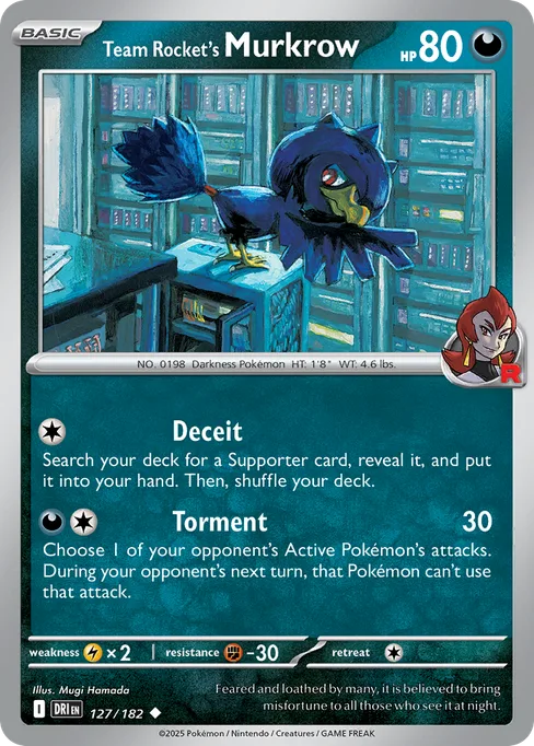 Team Rocket's Murkrow, Destined Rivals #127