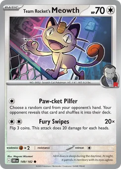 Team Rocket's Meowth, Normal