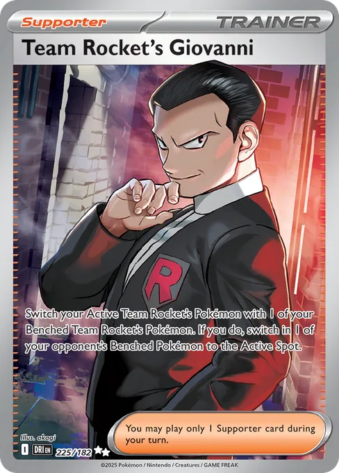 Team Rocket's Giovanni, Destined Rivals #225