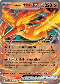 Team Rocket's Moltres ex, Holofoil